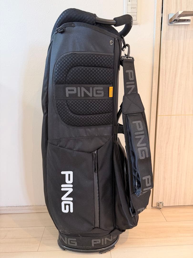 ※フードなし　PING ブラック ゴルフバッグ・キャディバッグ