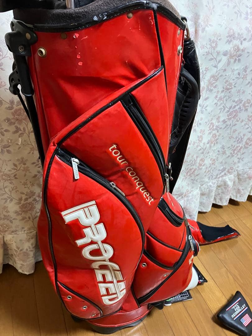 ジャスティック　プロシード　ゴルフ クラブ セット　スタンド キャディ バッグ