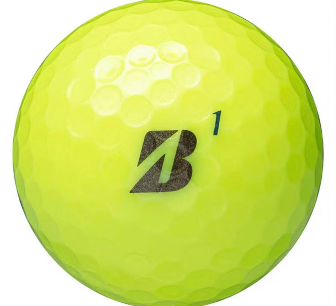 新品2026年NEWブリヂストンTOUR B XS　イエロー2ダース（24球）