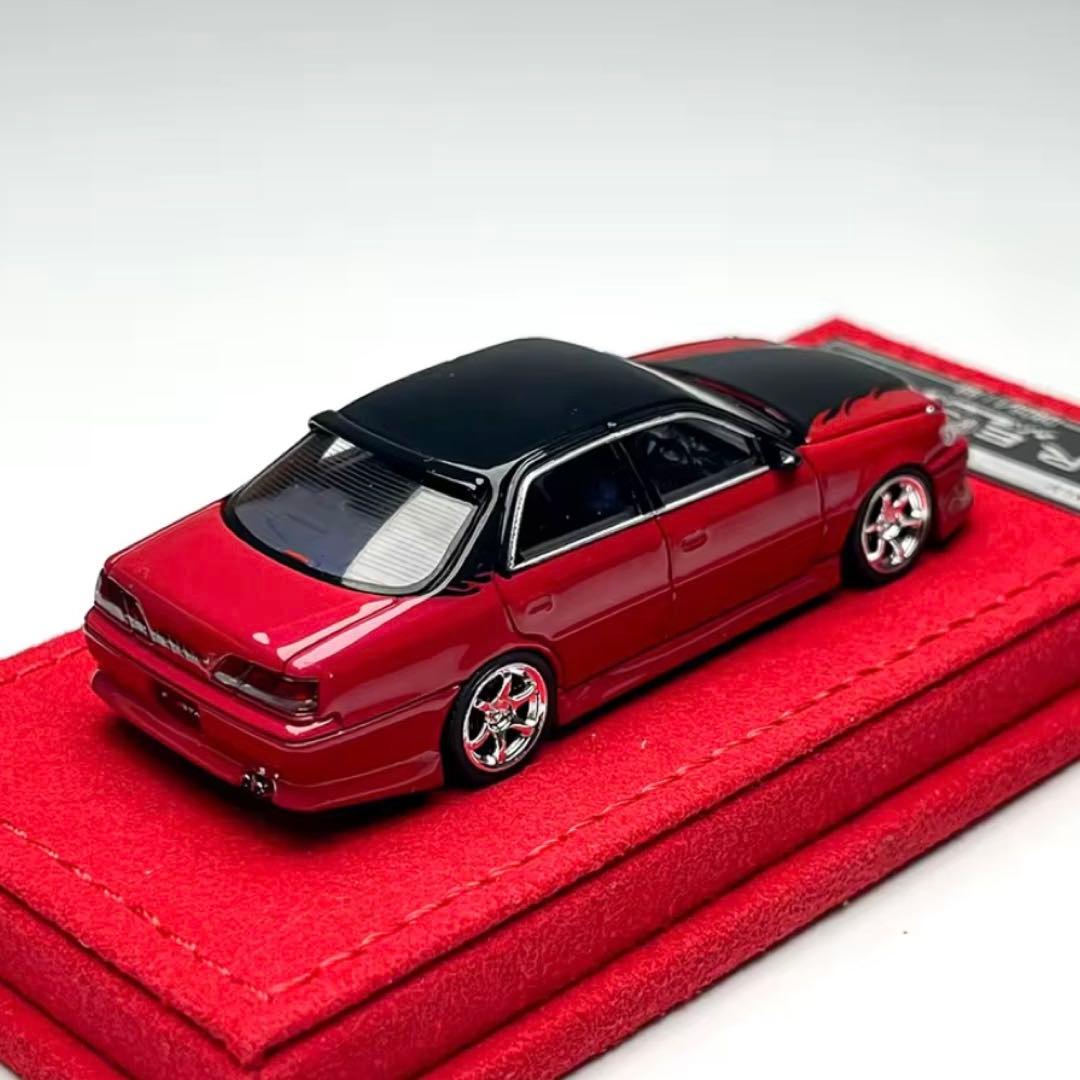 MORTAL 1/64 トヨタ クレスタ JZX100 カスタム レッド