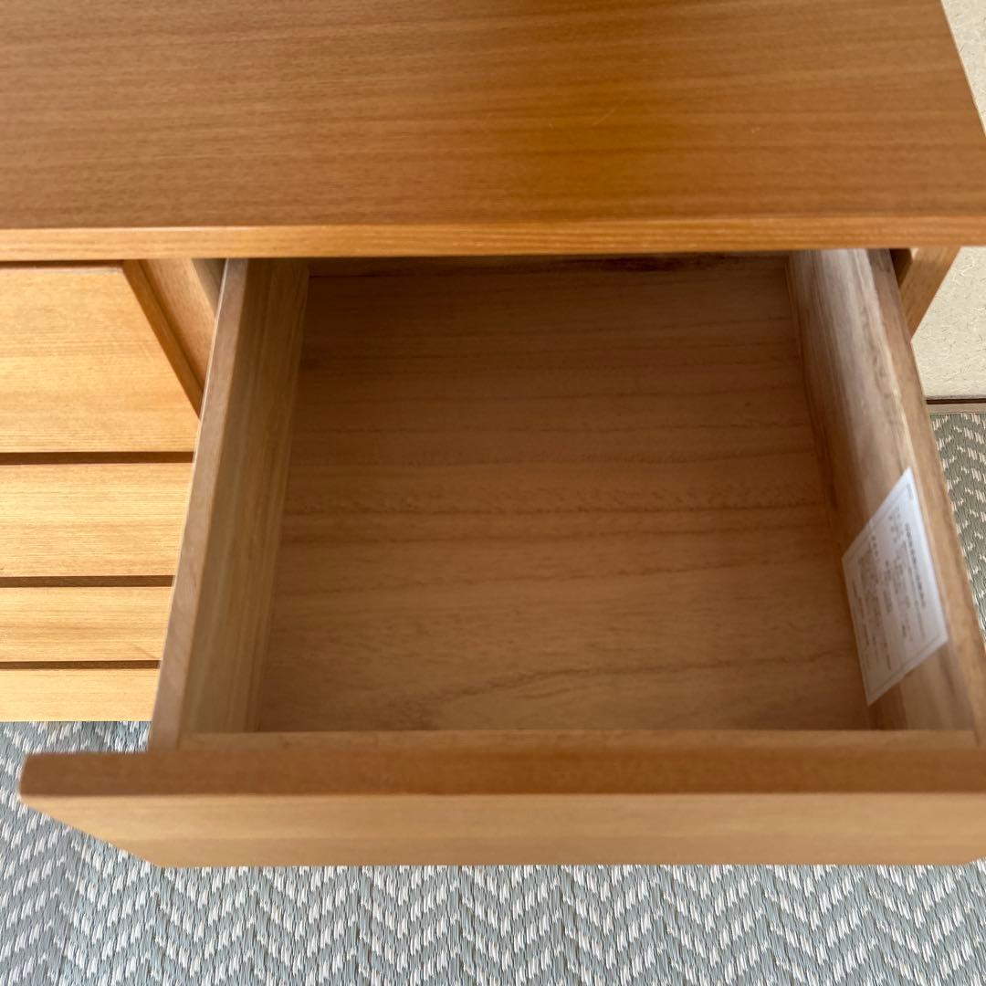 無印良品　チェスト　4段　オーク材800×400×830