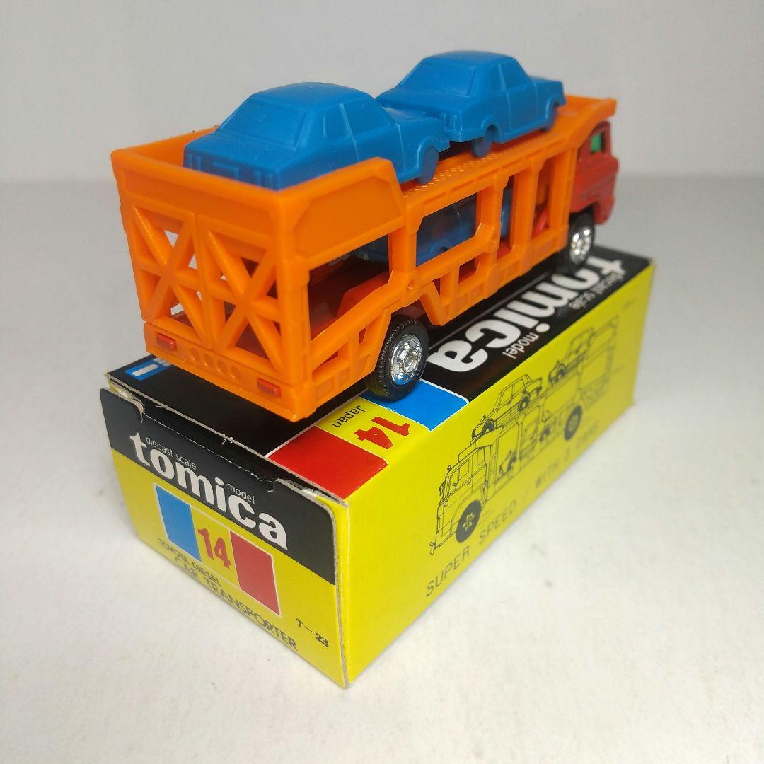 (3891)トミカ 黒箱 日本製 トヨタ ディーゼル カートランスポーター