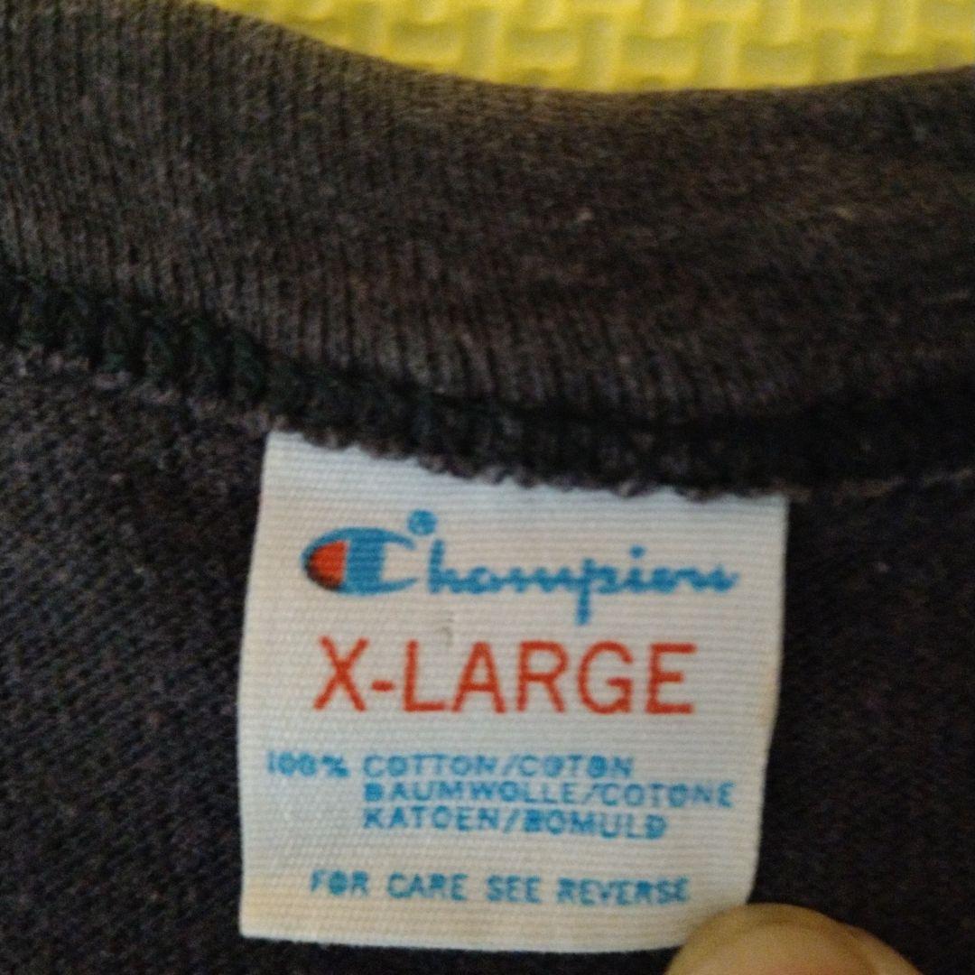 80年代【ビンテージ】チャンピオンＴシャツ X-LARGE　トリコタグ