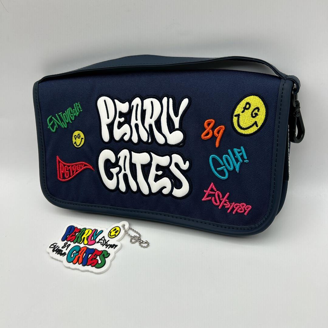 希少　未使用　極上美品　PEARLY GATES マルチホルダー　キーホルダー付