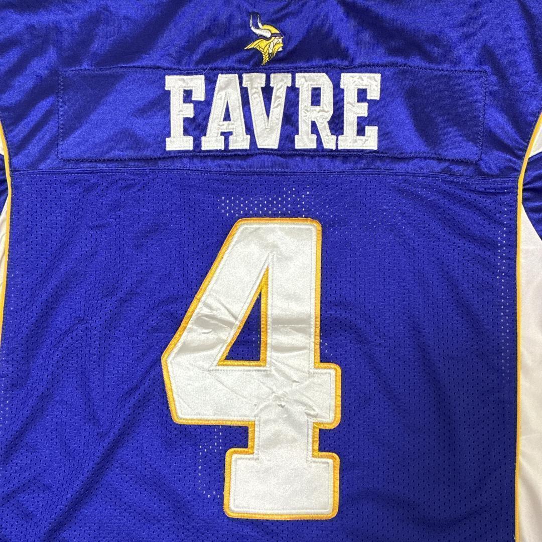 NFL バイキングス リーボック ゲームシャツ アメフト ユニフォーム 刺繍ロゴ