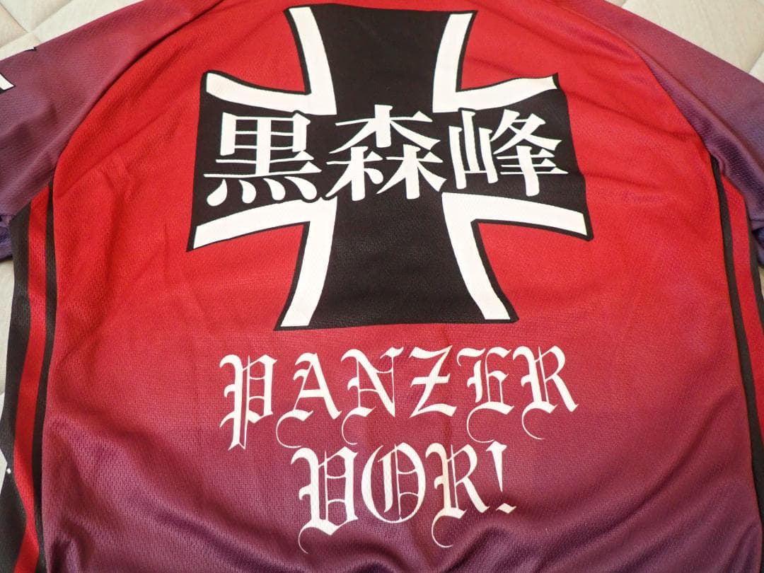 ガールズ&パンツァー サイクルジャージ 黒森峰 size：L