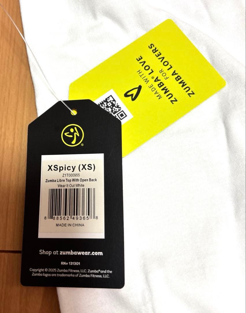 Zumba Libre Top With Open Back XS 正規品 新品