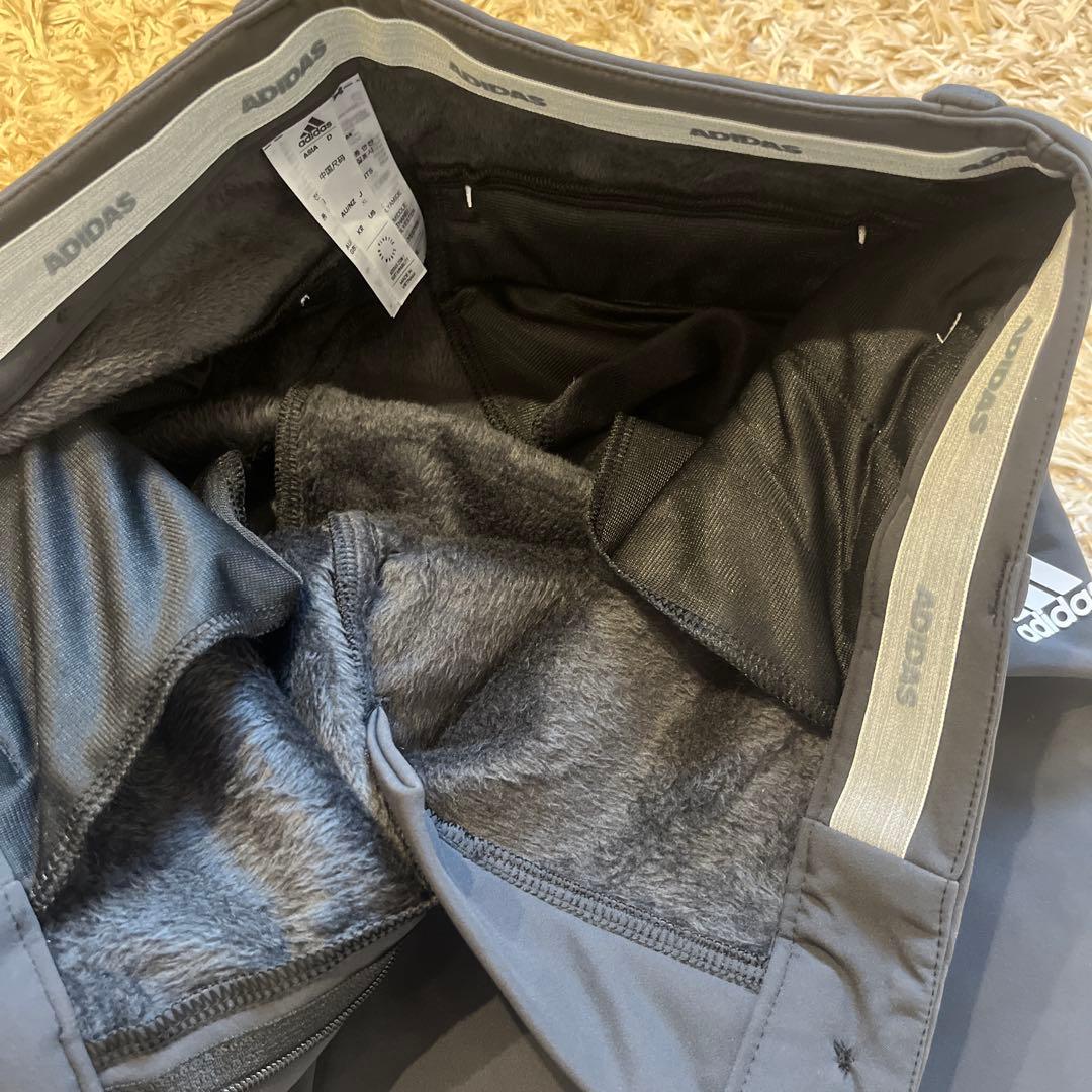 新品　アディダス　adidas ゴルフパンツ　裏起毛パンツXL