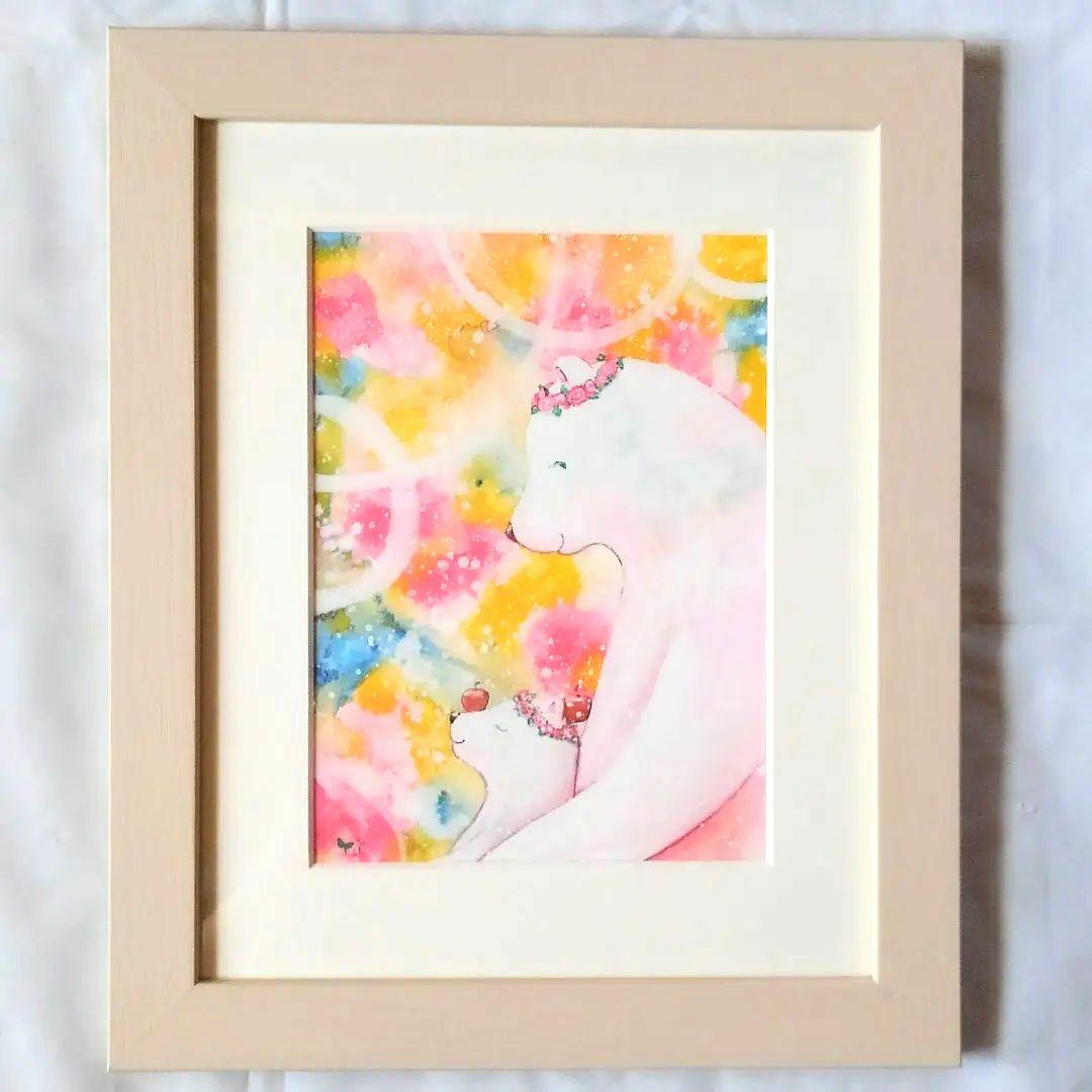 イラストレーター Yosi アクリル画 原画　 超希少な作品　真作　１点もの