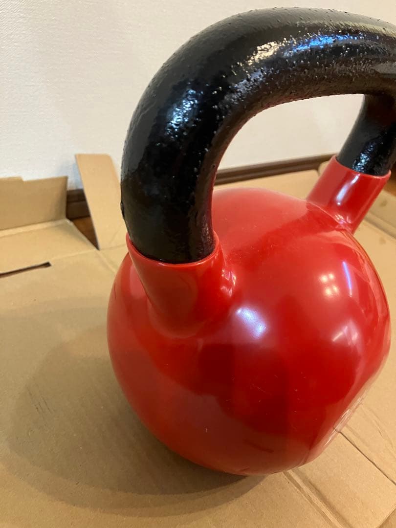FIELDDOOR フィールドア　20kg ケトルベル　トレーニング　宅トレ　赤