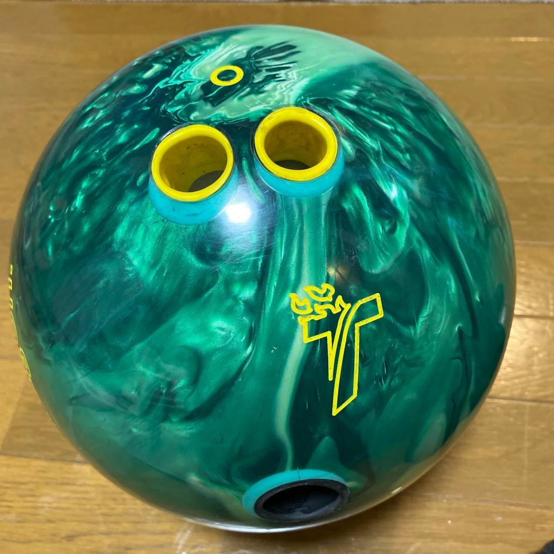 paragon Track Bowling 15ポンド ボール 緑
