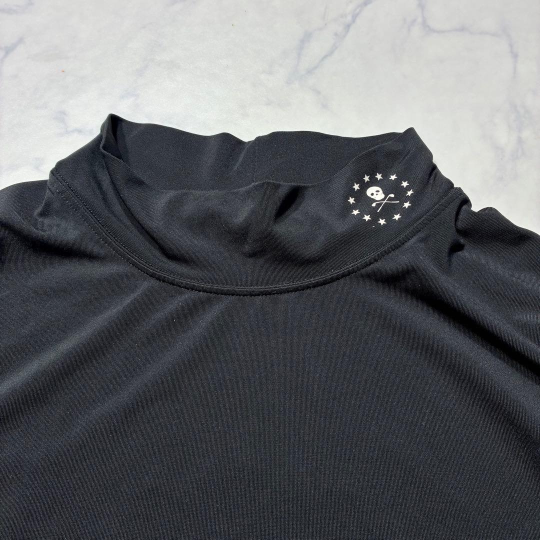 美品✨MARK & LONA モックネック インナーシャツ ML 黒 ゴルフ