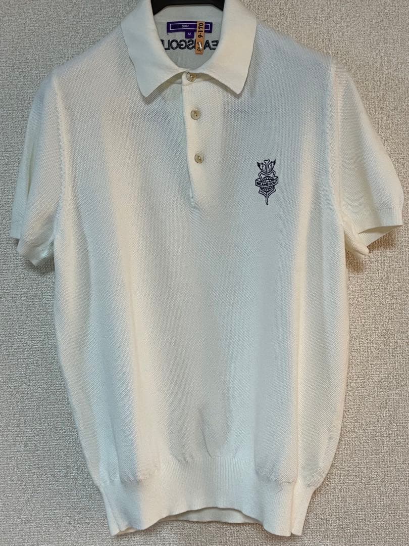beams golf purple level ニットポロ　ほぼ未使用