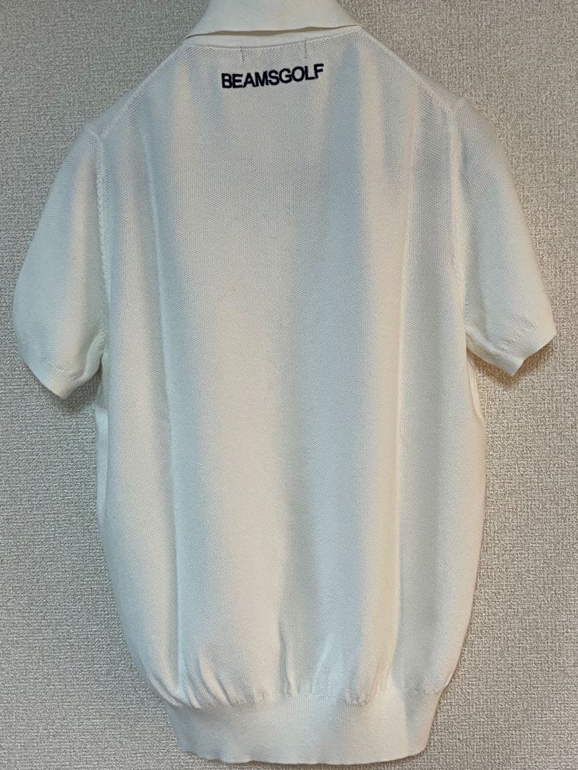 beams golf purple level ニットポロ　ほぼ未使用