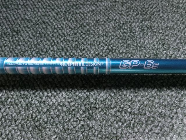 テーラーメイドスリーブ付きグラファイトデザイン名器GP-6 S 装着時45.5強