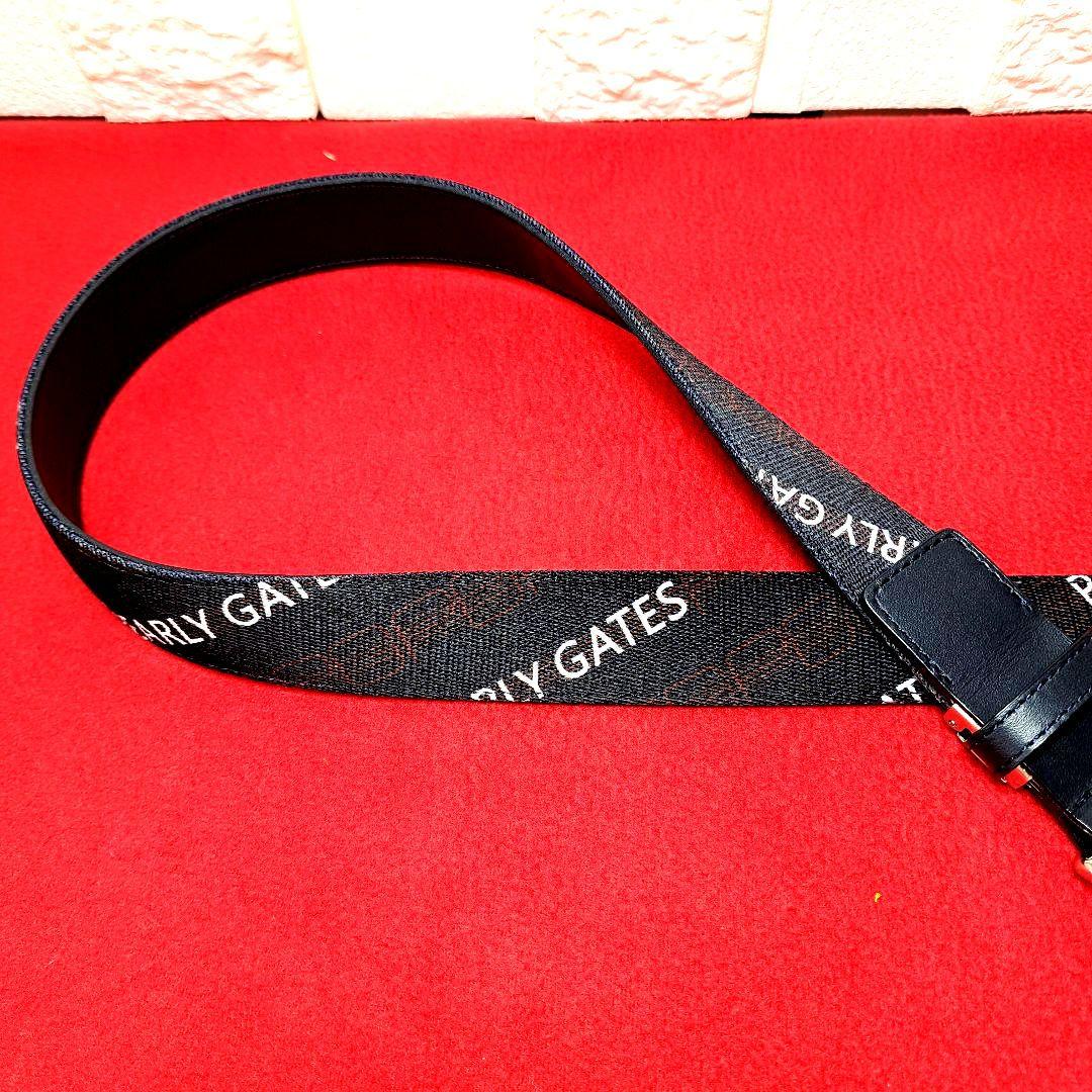 PEARLY GATES GOLF ユニセックス ベルト 連続文字柄デザイン