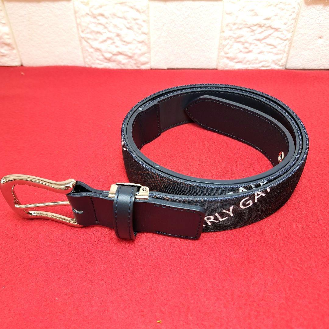 PEARLY GATES GOLF ユニセックス ベルト 連続文字柄デザイン