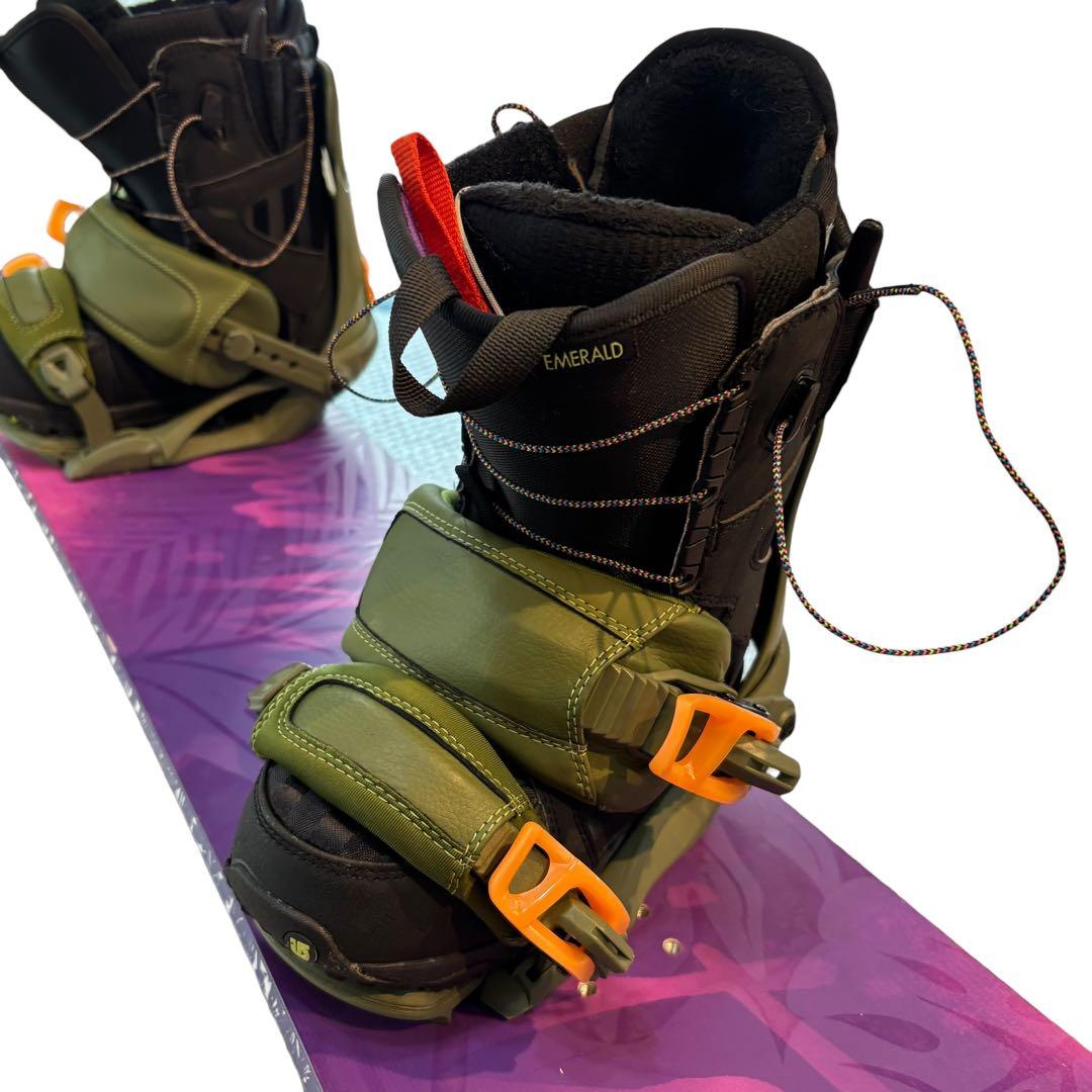 レディーススノーボードセット　K2 head バートン23cm Comfyケース