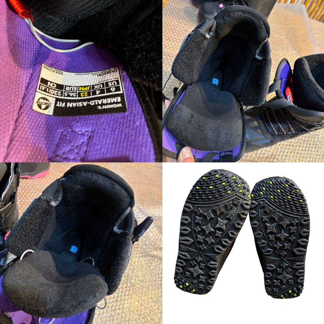 レディーススノーボードセット　K2 head バートン23cm Comfyケース