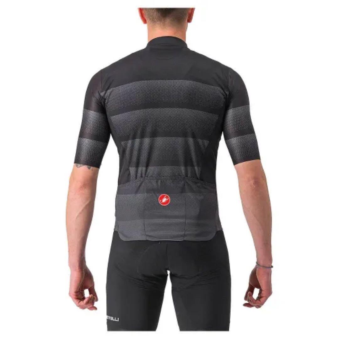 【新品、未使用】Castelli カステリ　ブラック 半袖ジャージ　Sサイズ