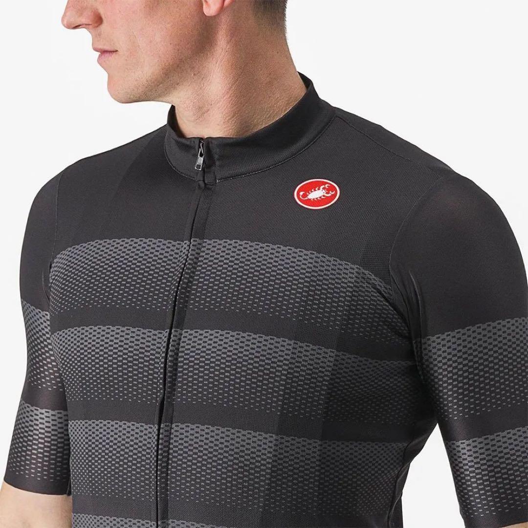 【新品、未使用】Castelli カステリ　ブラック 半袖ジャージ　Sサイズ