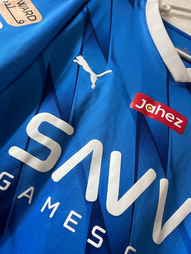 Al Hilal Puma サッカーシャツ 青　　(10 Neymar Jr.)