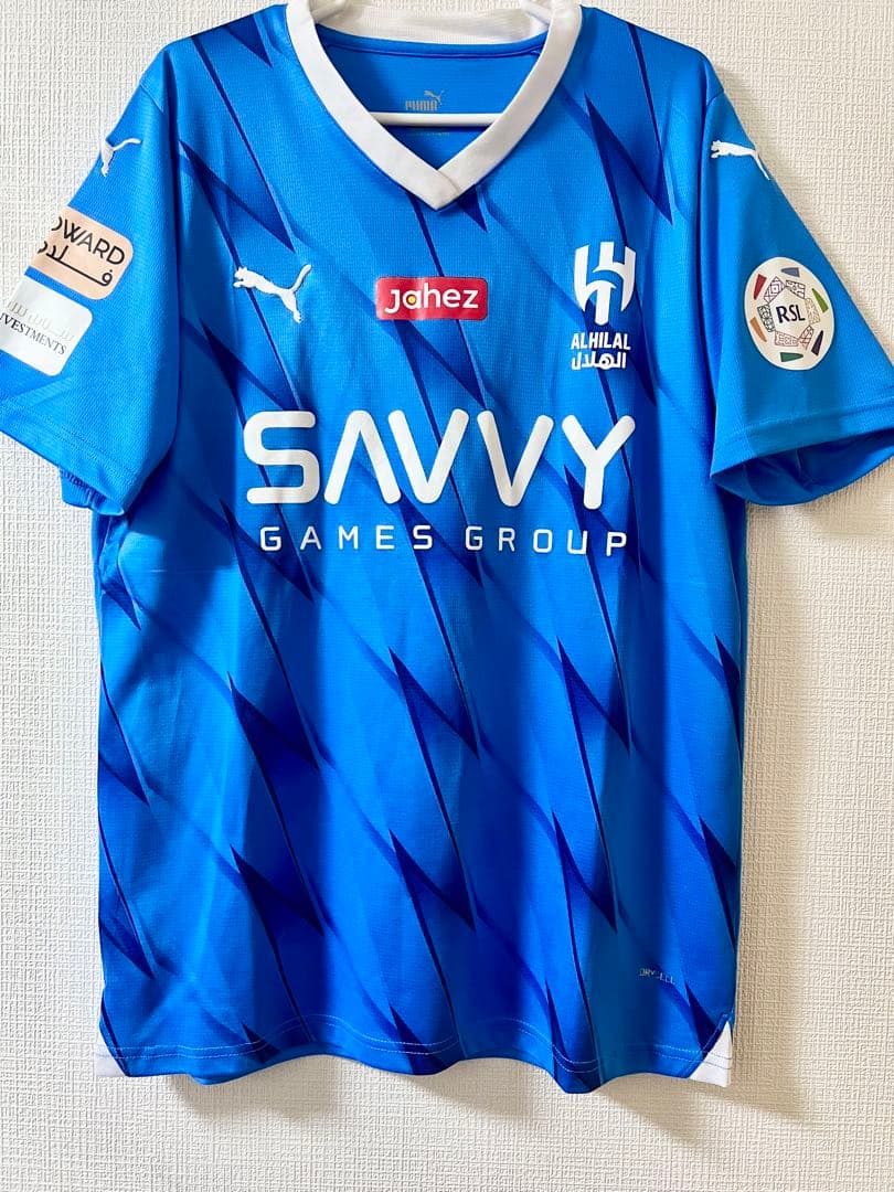 Al Hilal Puma サッカーシャツ 青　　(10 Neymar Jr.)
