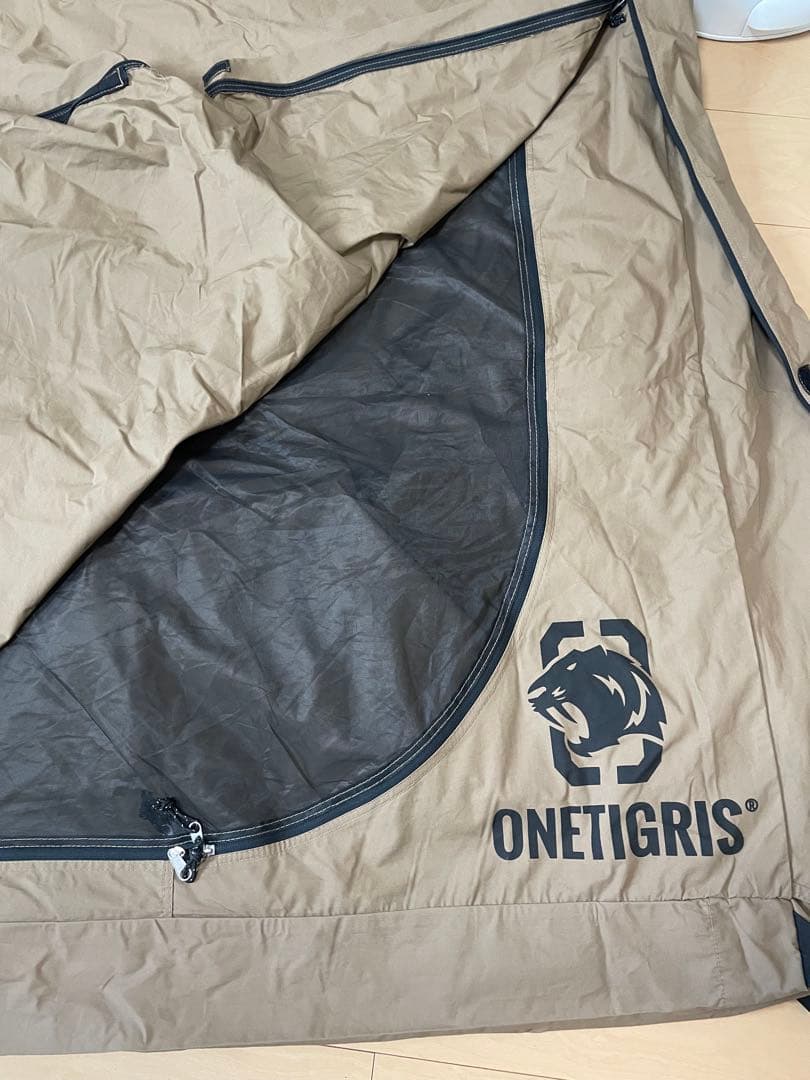 送料込みONETIGRIS スーパーシェルターTCテント ソロキャンプアウトドア