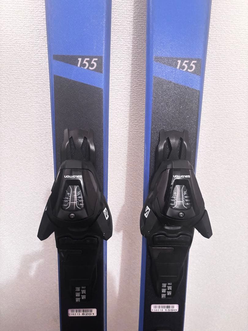 美品 SALOMON サロモン スキー板 155 PLUS ビンディング付き