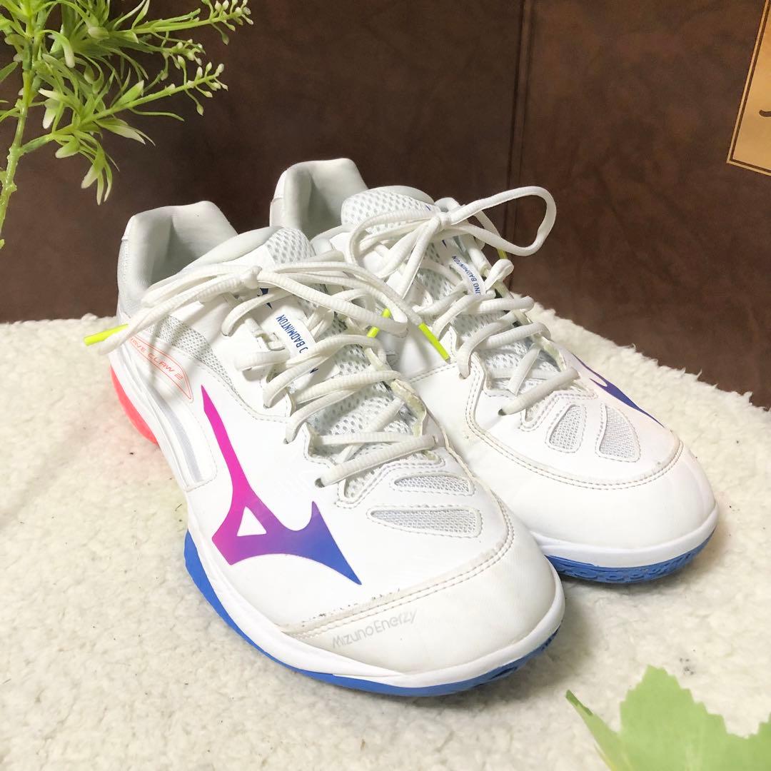 ☆大人気モデル！【MIZUNO】ミズノ　バドミントンシューズ　ウエーブクロー2