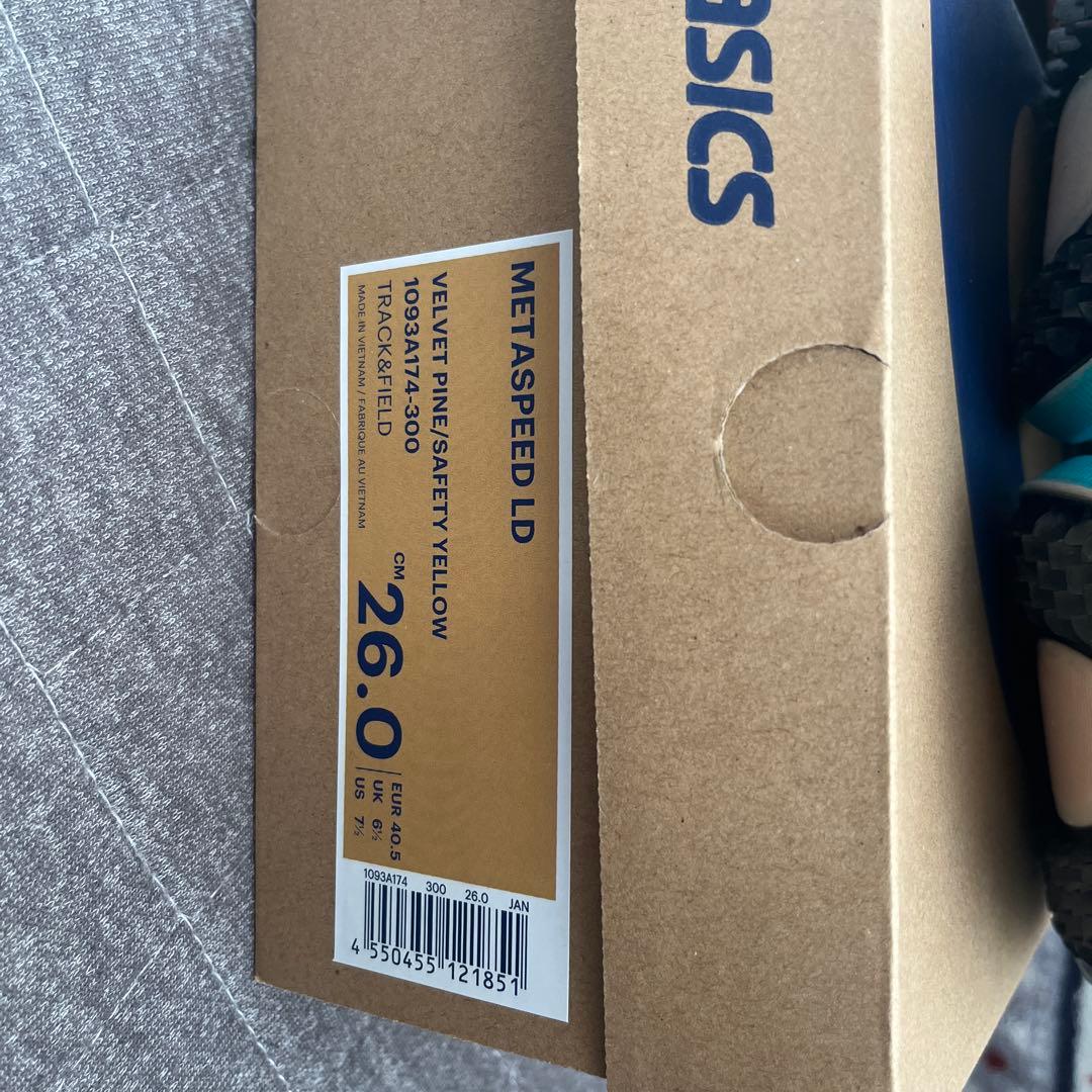 スパイク・シューズ ASICS SPEED LD 26.0cm