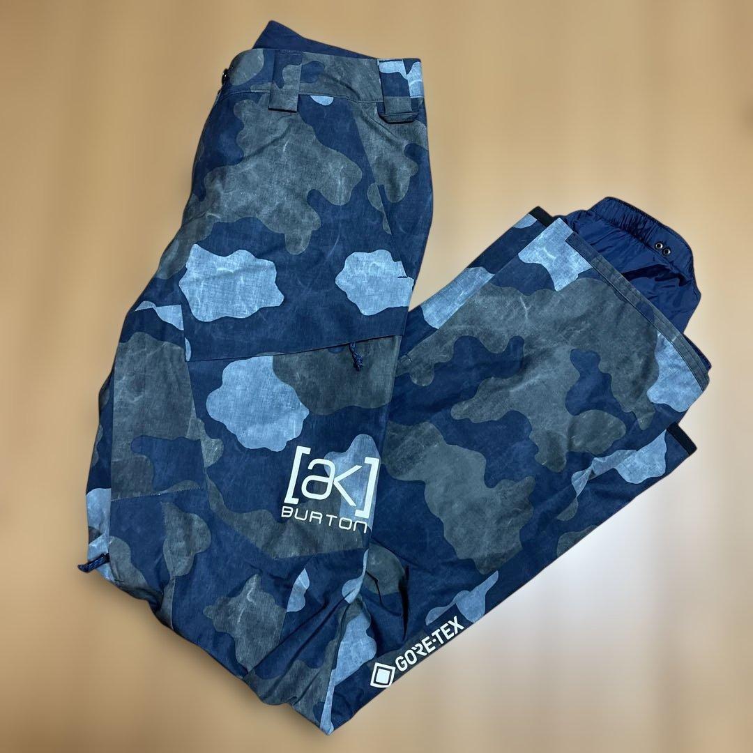 美品　BURTON AK バートン パンツ スノボードウェア　カモフラ