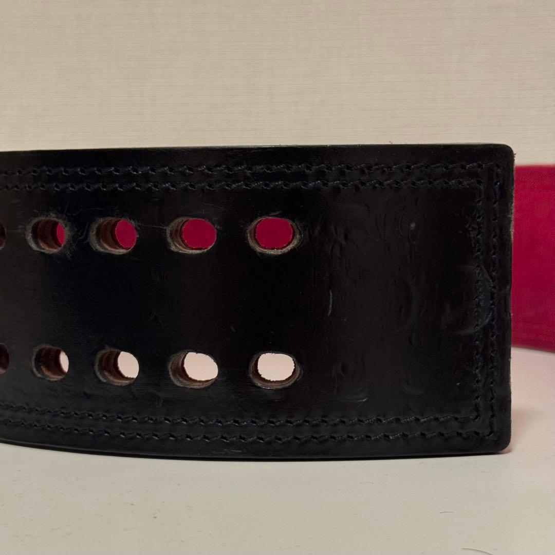 【美品】SBDパワーベルトMサイズ (品番VM-GMWW-DC63)公式 赤黒