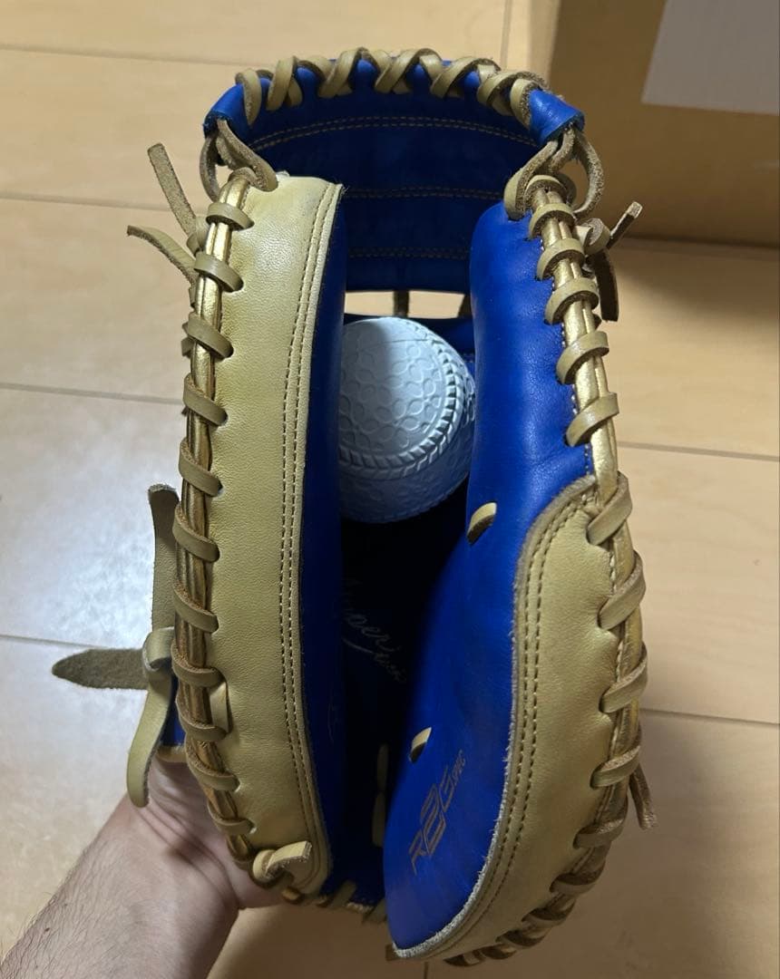 Rawlings ローリングス　一般軟式　キャッチャーミット　青