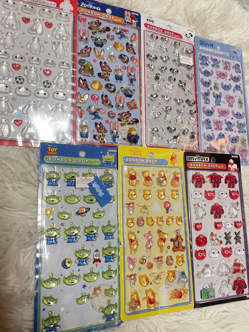 【正規品】 ディズニー ボンボンドロップシール　第一弾　レア　通常サイズ