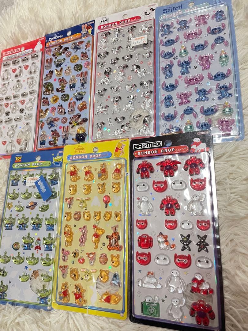【正規品】 ディズニー ボンボンドロップシール　第一弾　レア　通常サイズ