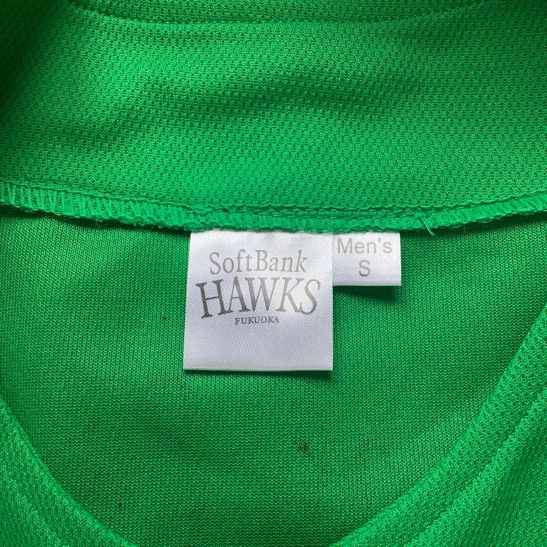 [z298]SoftBank Hawks ユニフォーム S グリーン