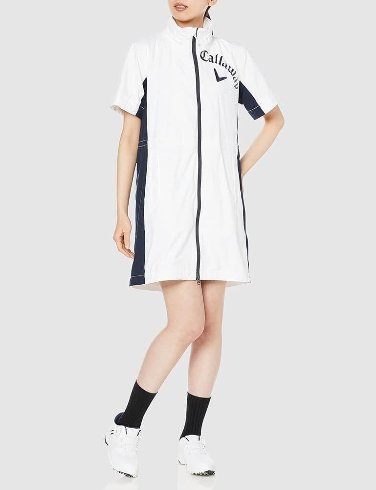 【新品】Callaway キャロウェイゴルフワンピース レインウェア M