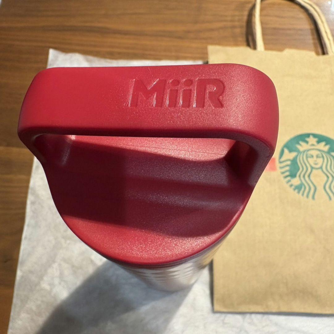 スタバ ホリデー2025ハンドルリッドステンレスボトルMiiR591ml