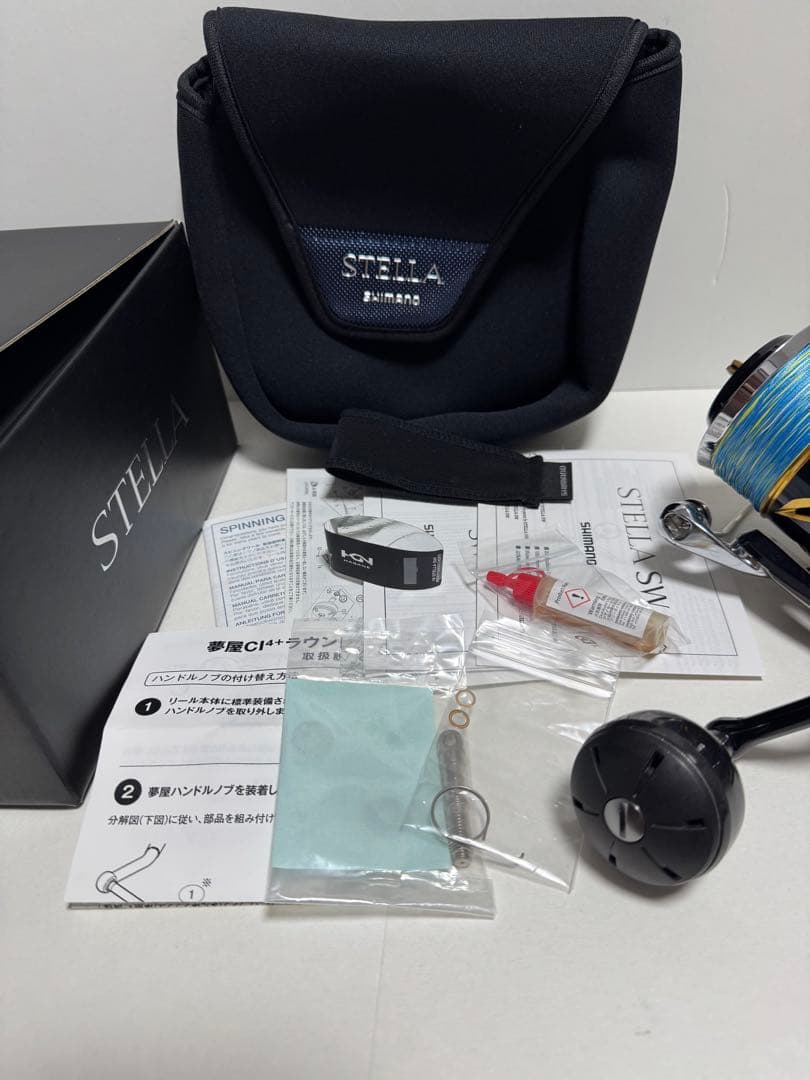 シマノ 19 SW ステラ 14000XG 実釣未使用 夢屋 バンドル カスタム