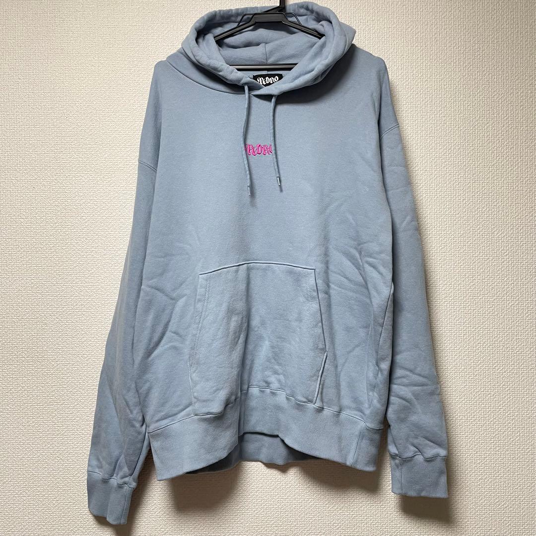 PEDRO パーカー　アシッドブルー　XL