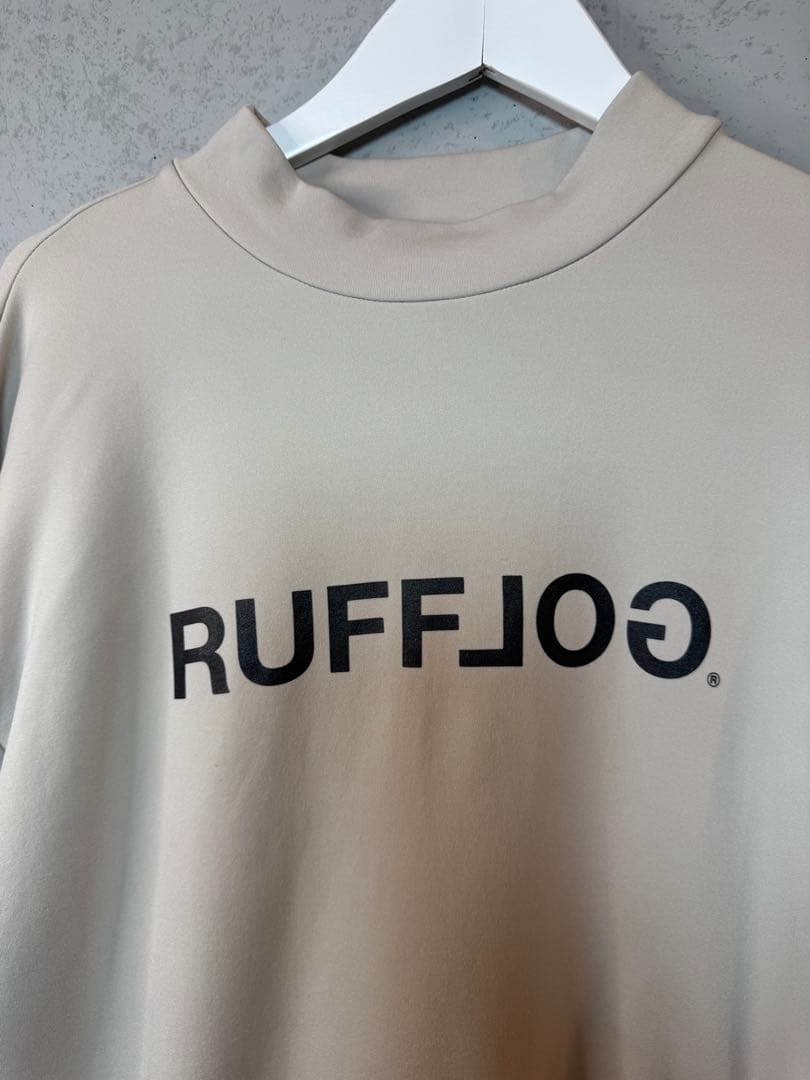 RUFFLOG ラフロッグ HALF ZIP SWEATSHIRT BEIGE