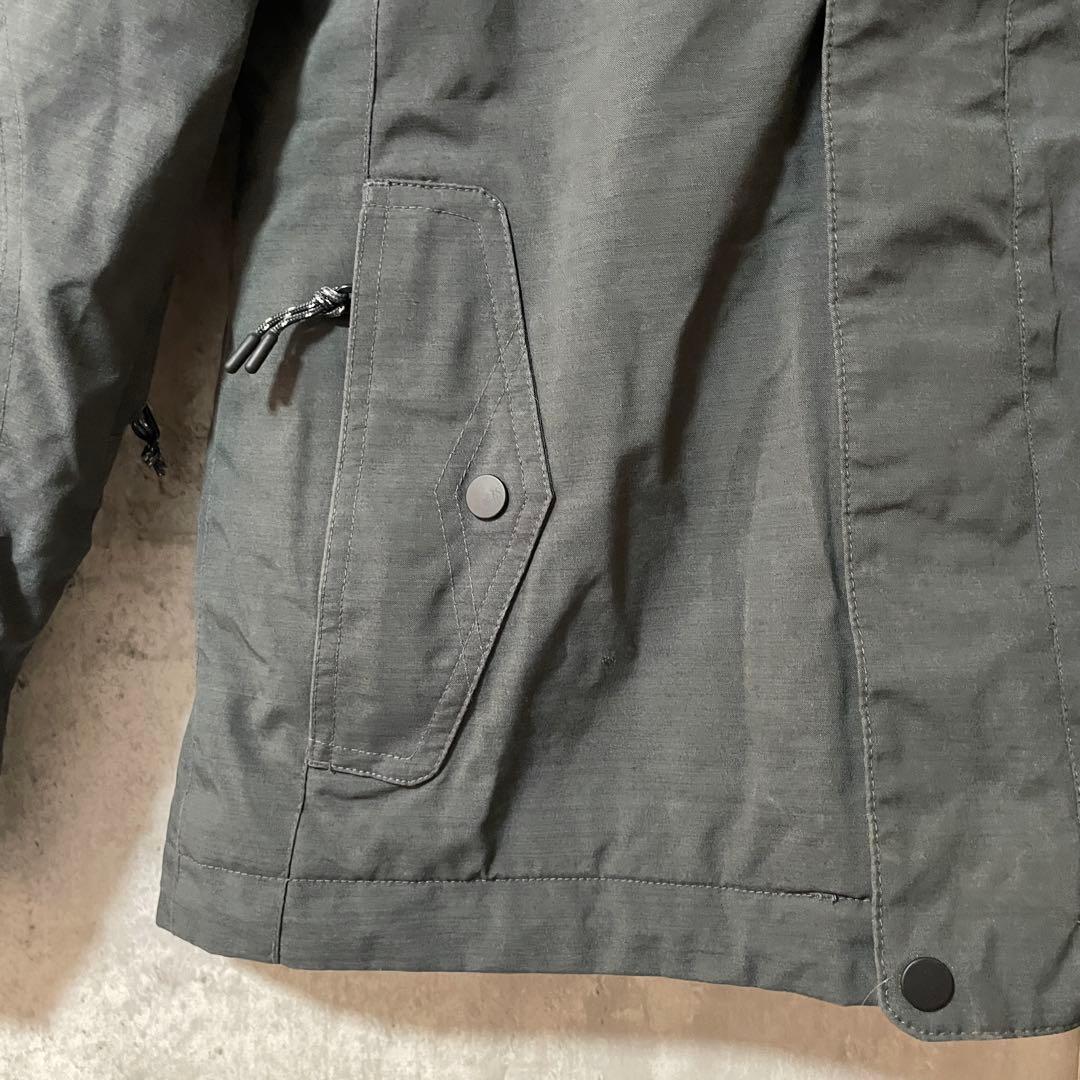Burtonバートンスキーウェアスノーボードジャケットパーカーフード付灰色グレー