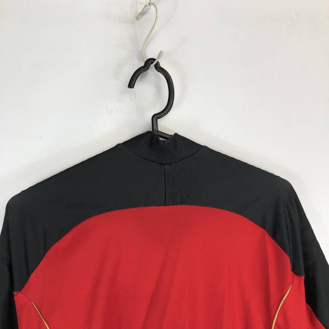 assos アソス 長袖サイクルジャージ レッド ブラック Sサイズ