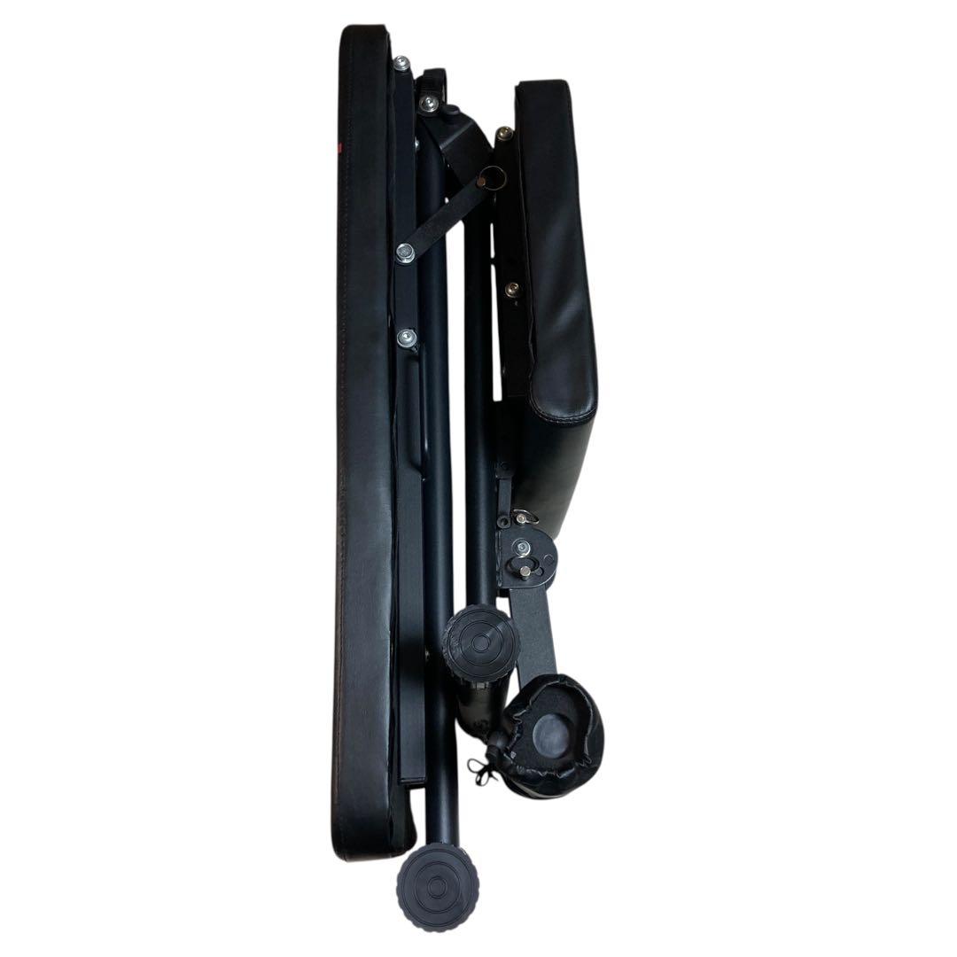 トレーニングベンチ 折り畳み ブラック FITMATE FM-005D-B