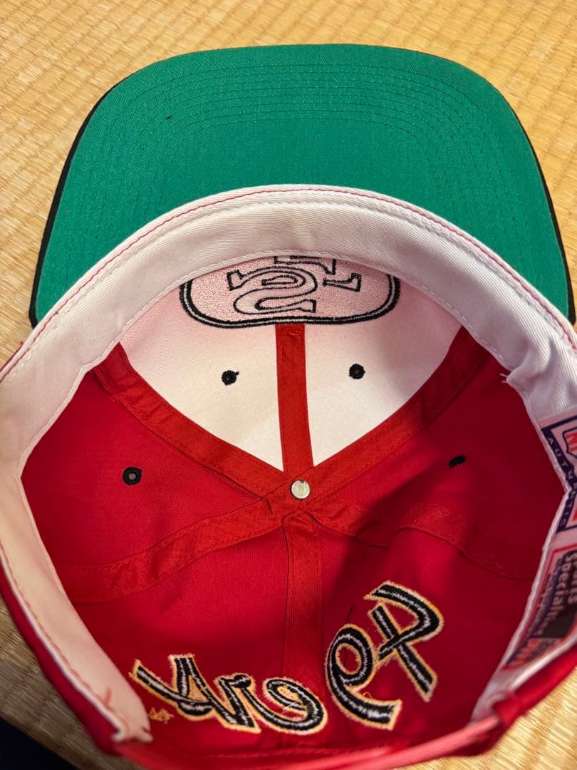 VINTAGE 90s NFL 49ers cap バンバン値下げします！