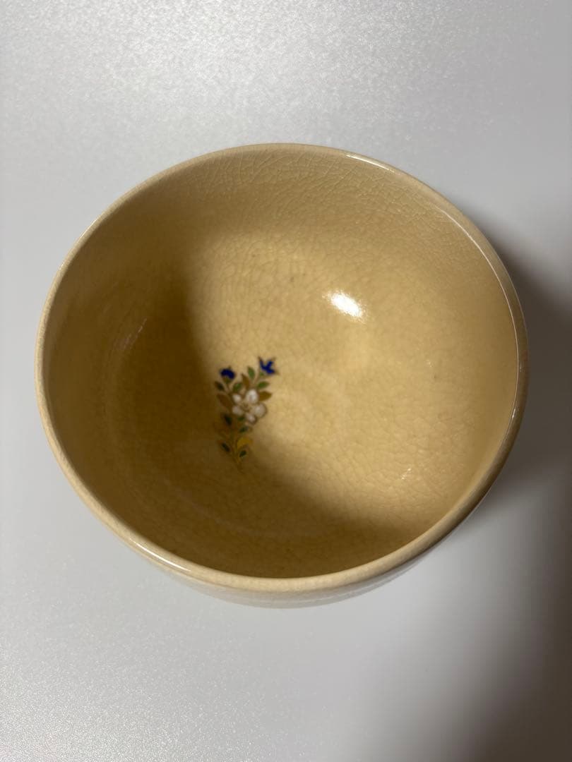 薩摩焼　松屋　玉泉　光石作　白薩摩茶碗　抹茶碗　茶道具
