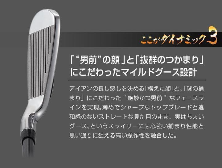 ★6本セット★ ダイナゴルフ ダイナミクス 激安・激飛び アイアン スチール仕様