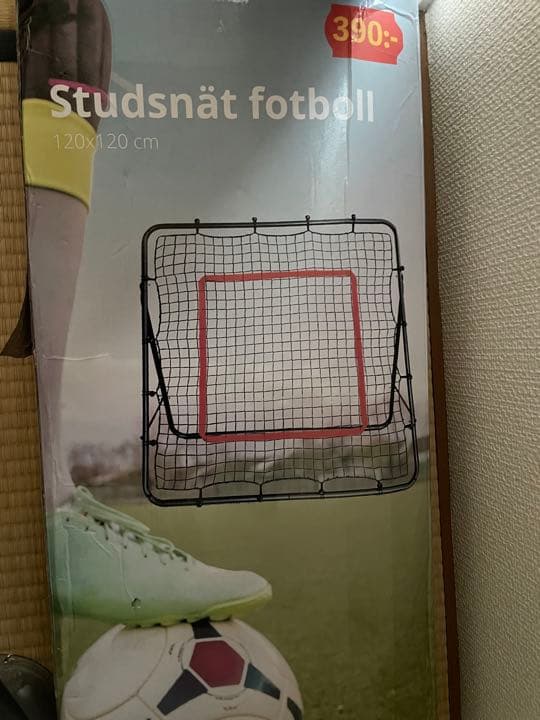 リバウンドネット　サッカー　ゴール　網　フットサル　角度調整　1人練習
