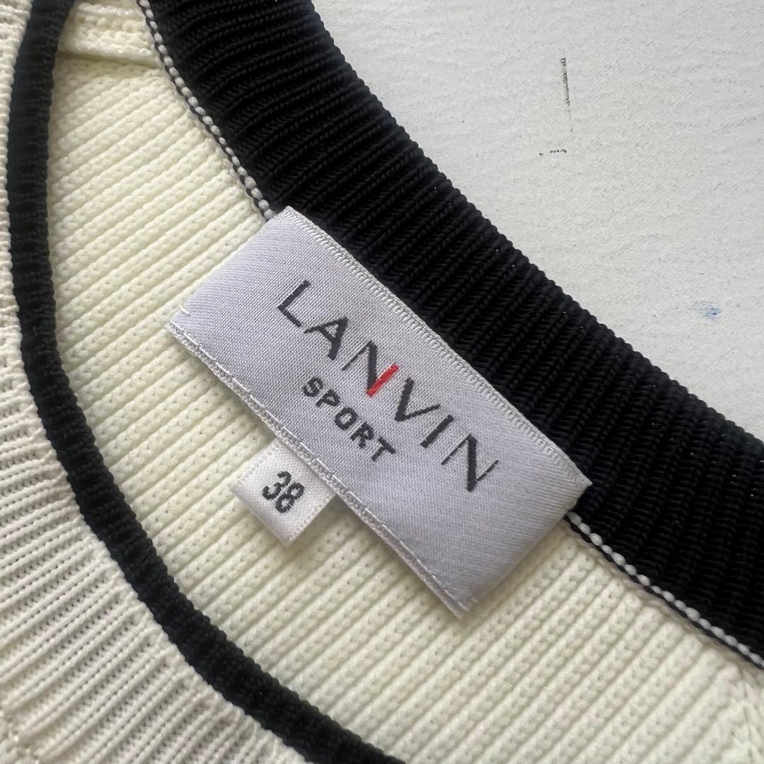LANVIN SPORT ランバンスポール　切り替え　ニット　ナイロン　セーター